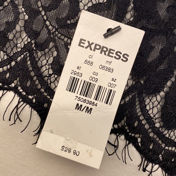 Lace neck tee - Picture 3 of 3